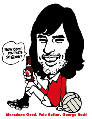 GEORGE BEST(NORTH IRELAND)MANCHESTER UNITED(}U)W[WExXgG
